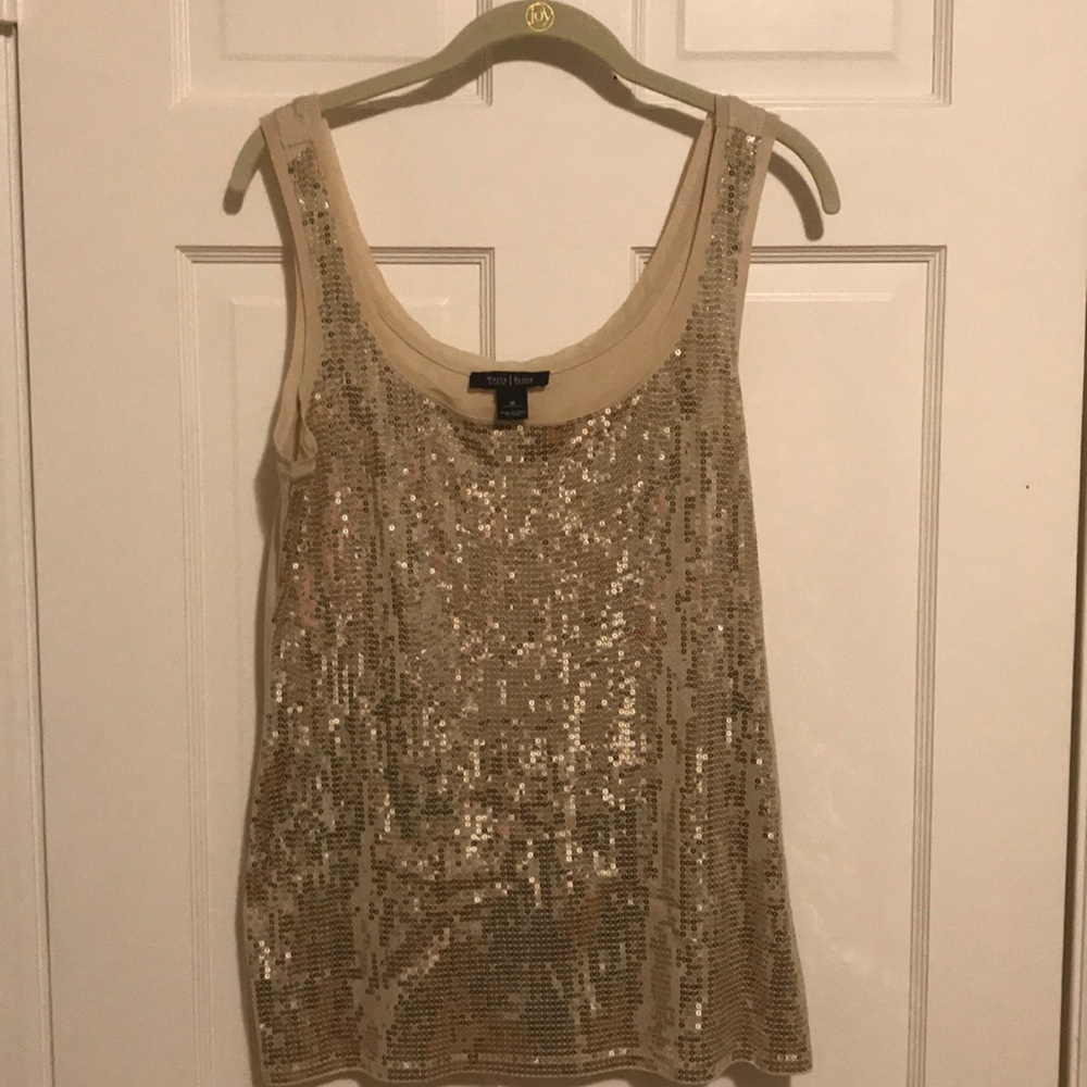 Champagne Sparkle Tank Top